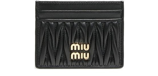 MIU MIU Quilted leather cardholder - Image 1