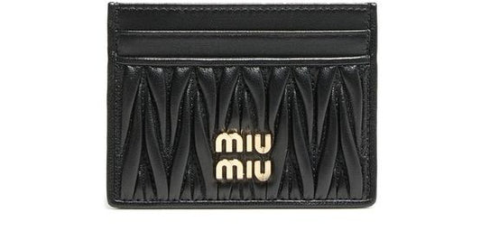 MIU MIU Quilted leather cardholder - Image 1