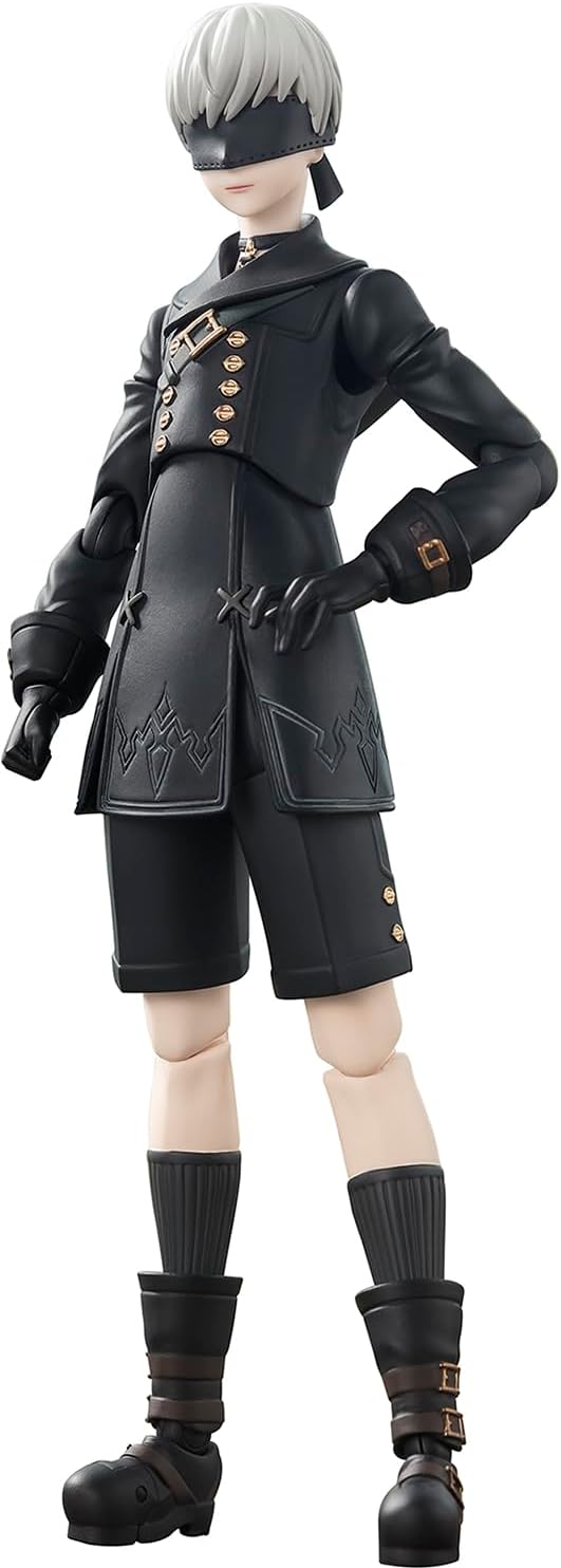 S.H. Figuarts "NieR: Automata Ver. 1.1a" (Nier Automata Ver1.1a) 9S, Approx. 5.7 inches (145 mm), PVC & ABS, Pre-painted Action Figure
