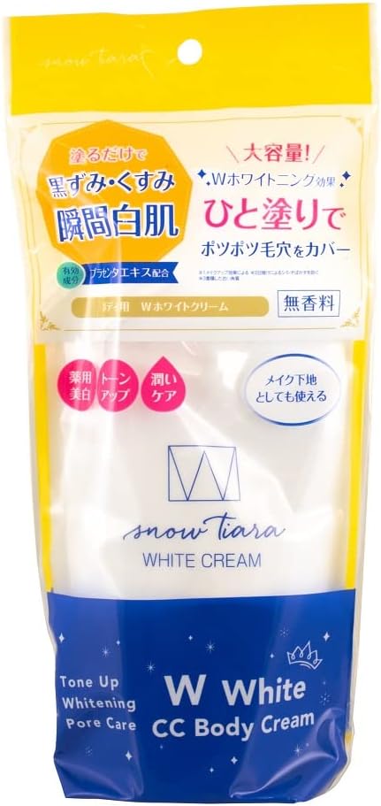 Snow Tiara, Medicated White Cream, Whitening, 8.5 oz (240 g), Whole Body, Facial, Moisturizing, Toning Up, Quasi-Drug