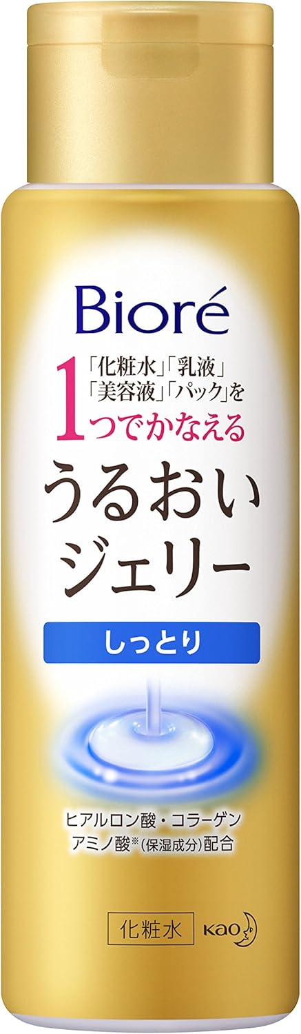 Bioré ビオレ うるおいジェリー しっとり 本体 180ml ジェル 180ミリリットル (x 1)
