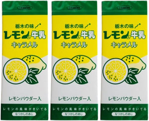 Lemon Milk Caramel Set of 3 Boxes Tochigi Flavor Tochigi Souvenir
