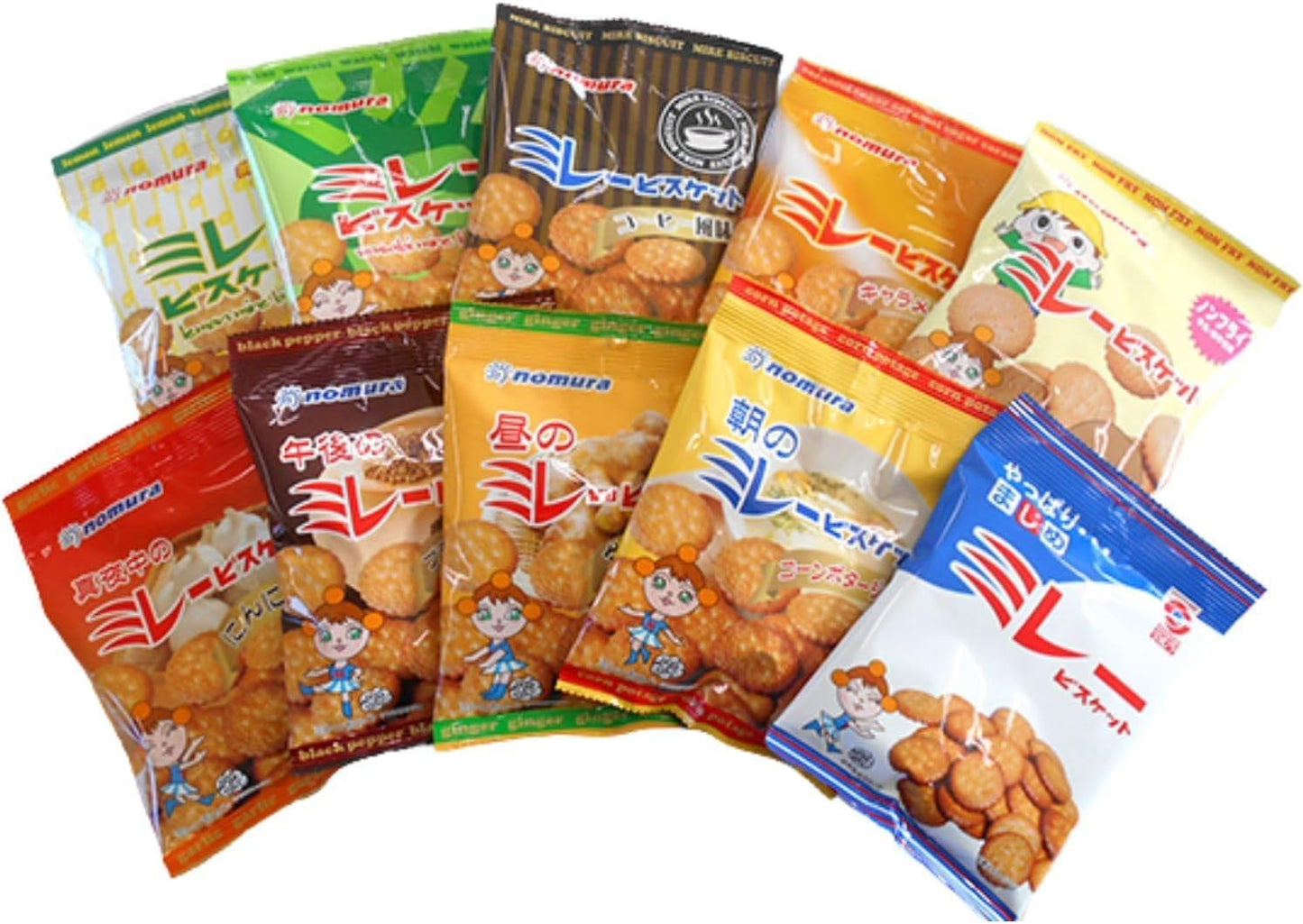 Mameya Developed Product, Millet Biscuits (Yari Maji), Set of 10 Types