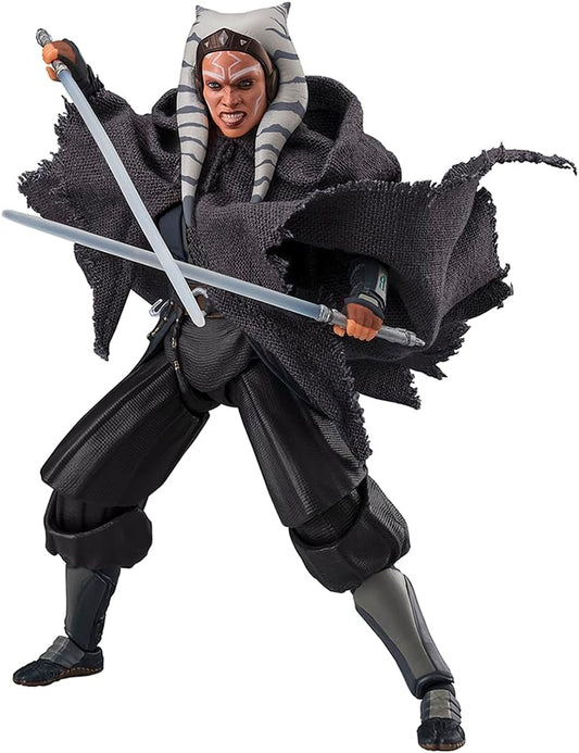 S.H. Figuarts Asoka Tano (Star Wars: Ahsoka) Approx. 5.9 inches (150 mm), PVC, ABS & Fabric, Pre-painted Action Figure