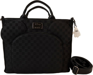 Mochila Convertible y Bolso de Mano con Textura a Cuadros de Mickey Mouse de Loungefly