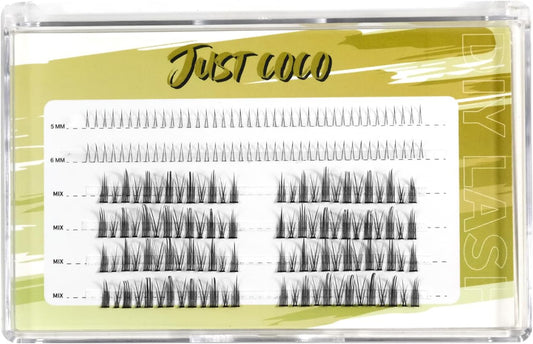 False Eyelashes, Top and Bottom Eyelashes Set, Natural, Part False Eyelashes, Lower Eyelashes, No Bulk, Large Capacity, Natural, Handmade Eyelashes (Natural Comic)