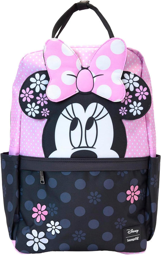 Loungefly Disney Minnie Floral Rock The Dots Nylon Backpack