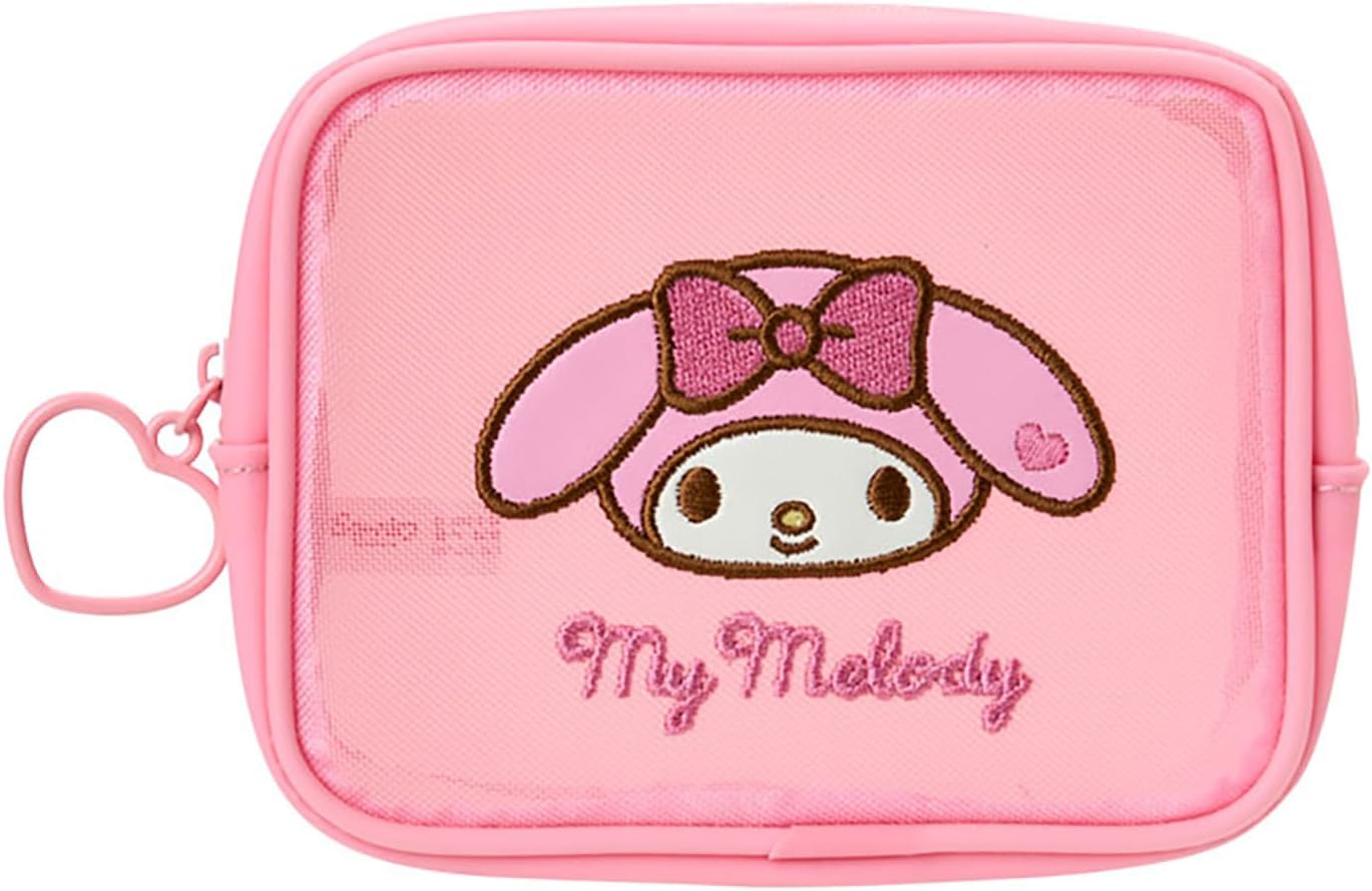 Sanrio Mini Pouch PVC, Polyester, Steel Accessory Case Suitable for Ages 3 and Up