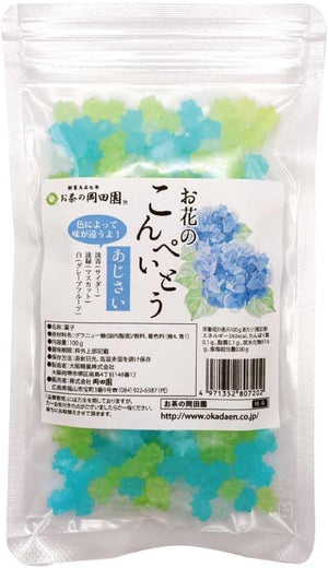 Okadaen Flower Candy Confectionery Hydrangea 1 Bag 100g