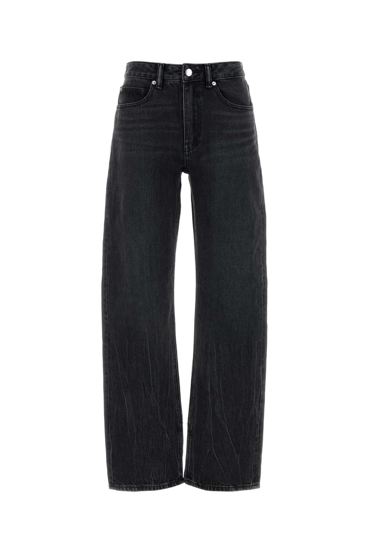 Alexander Wang アレクサンダー・ワン・ダーク・グレーのデニム・ジーンズ - Image 1