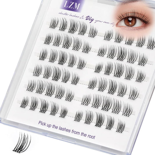 LZM False Eyelashes, Partial False Eyelashes, False Eyelashes, False Eyelashes, False Eyelashes, False Eyelashes, LZM Natural Handmade Popular DIY Natural Soft Memo