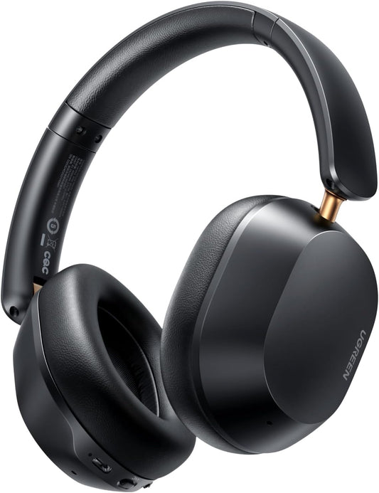 UGREEN Bluetooth Wireless Headphones, Ultra Noise Cancelling, LDAC High Resolution Sound Quality, Bluetooth 5.4, Wired / Wireless, Up to 75 Hours of Music Playback, Multi-Point Compatible, External