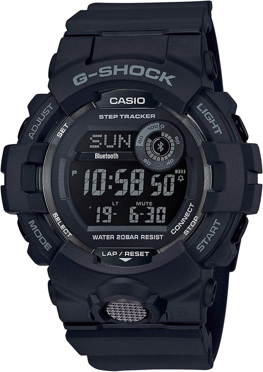 Casio G-Shock GBD-800 Men's Wristwatch, black/black/black, Belt Type: