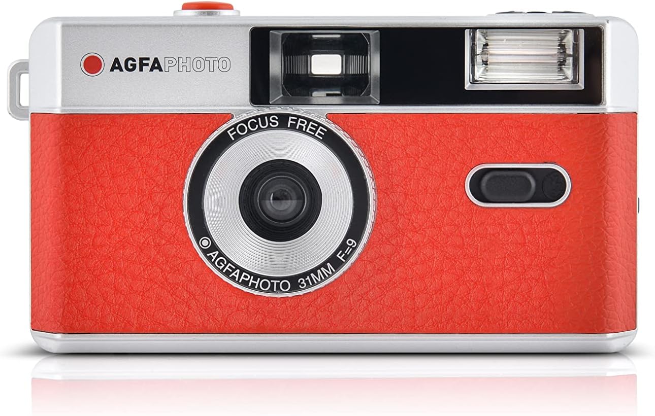 AgfaPhoto Reusable Photo Camera 35mm red