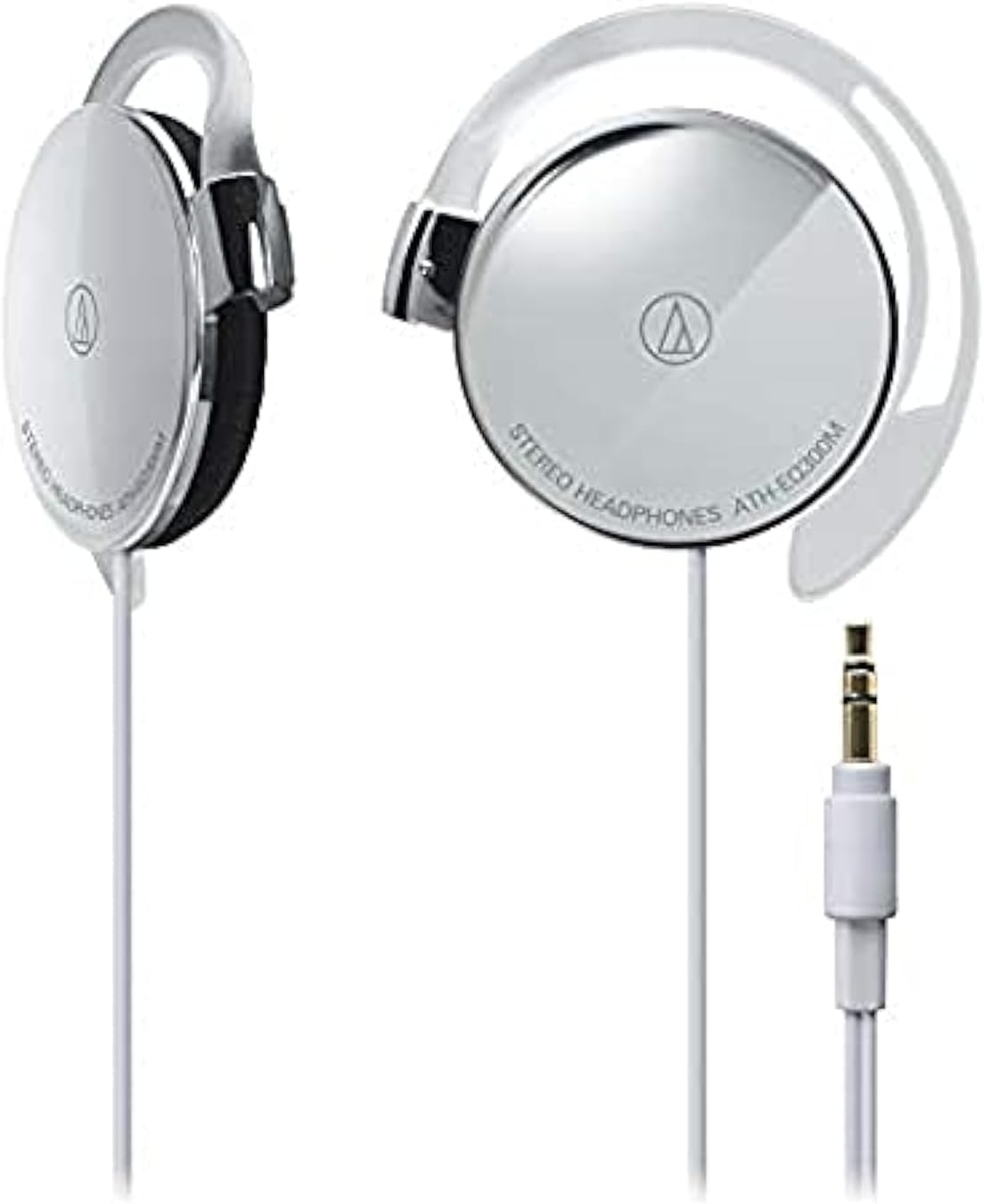 Audio Technica Ear Fit Headphones, Ear Hook Silver ATH-EQ300M SV