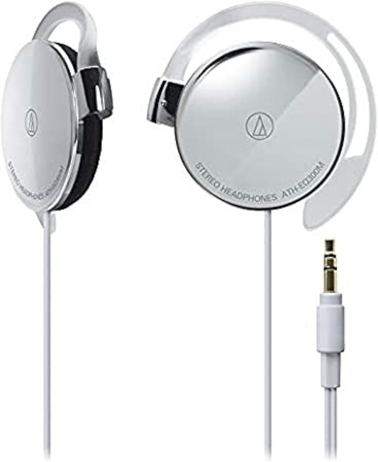 Audio Technica Ear Fit Headphones, Ear Hook Silver ATH-EQ300M SV