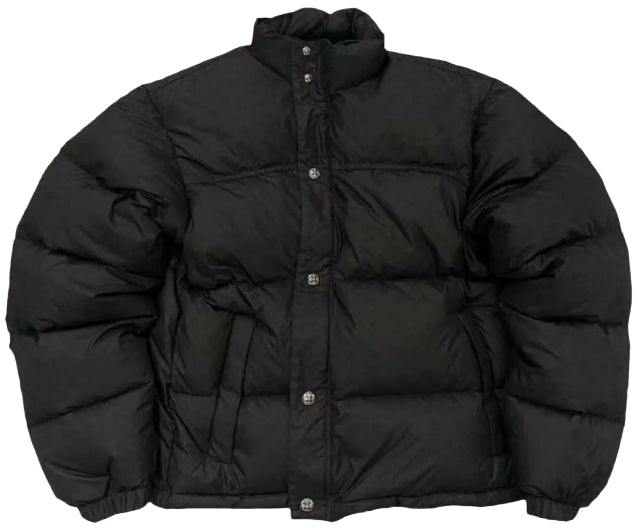 CHROME HEARTS 'BLACK' MONOGRAM PRINT PUFFER JACKET