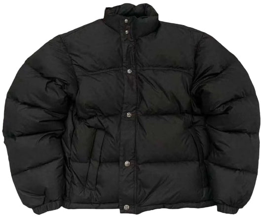 CHROME HEARTS 'BLACK' MONOGRAM PRINT PUFFER JACKET