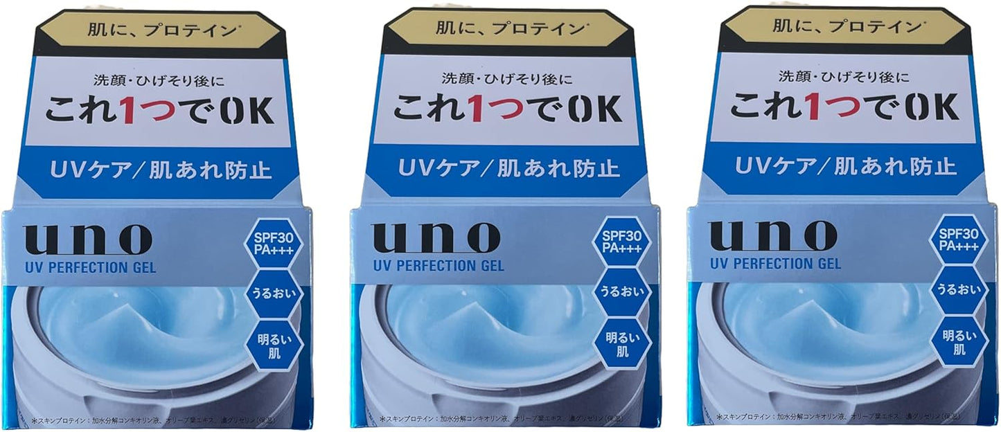 UNO UV Perfection Gel Shave Cream, Face Wash, and Moisturizer (Non-Medicinal Product)