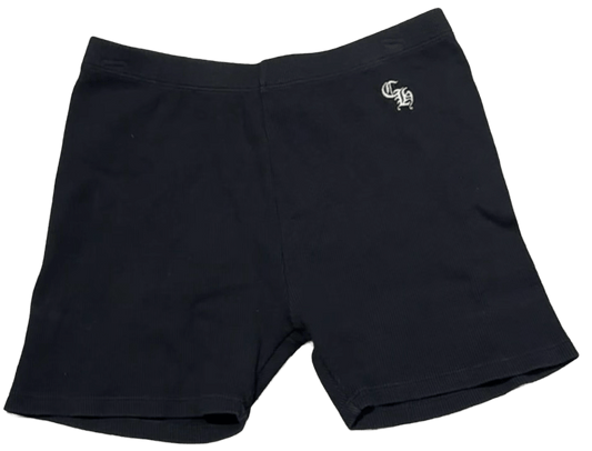 CHROME HEARTS WOMENS EMBROIDERED THERMAL SHORTS