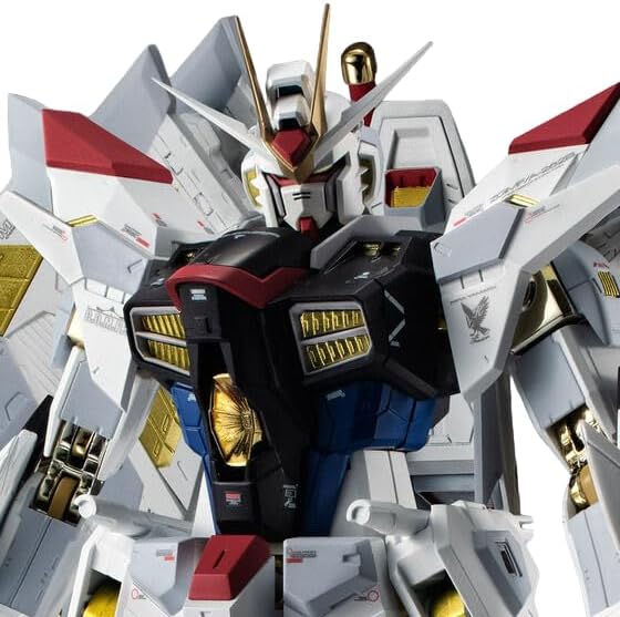 Chogokin Mighty Strike Freedom Gundam Approx. 7.4 inches (188 mm), ABS & PVC & Diecast, Painted Action Figure