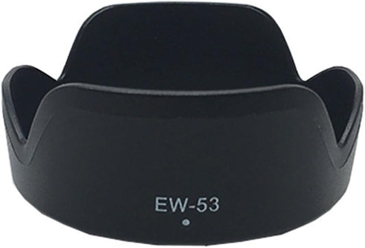 Camera Lens Hood Shade for Canon EF-M 15-45mm f/3.5-6.3 STM & RF-S 18-45mm f/4.5-6.3 is STM Lens for Canon EOS R100 R50 M50 M50 Mark II M5 M6 Mark II M200 M100 w-53 hood Replacement for