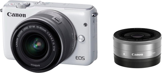 Canon Mirrorless Single Lens Camera EOS M10, whites
