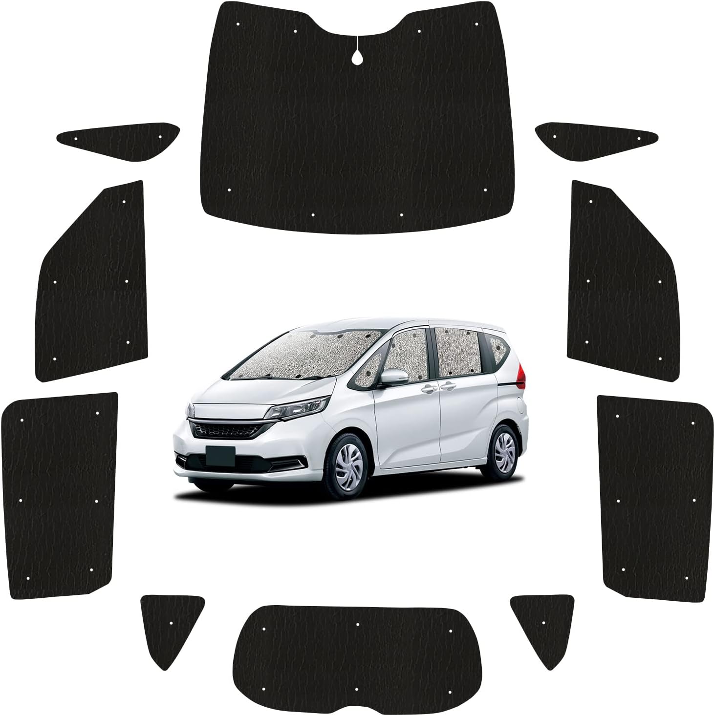 Hobby Craftsman Sunshade Seamless Light Car Freed GB5/8 Series Freed+ GB5 GB6 GB7 GB8 Exclusive Curtain, For Sleeping in Car Goods, "05s-c023-sa"