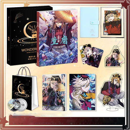 Demon Slayer Peripheral Series Lucky Bag Kamado Tanjiro Kamado Nezuko Rengoku Kyojuro Support Box 2023 Happy Bag Popular Anime Lucky Bag Goods Set Moe Items Holiday Gift Birthday Present Different
