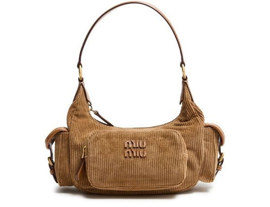 MIU MIU Corduroy bag with multiple pockets - Image 1
