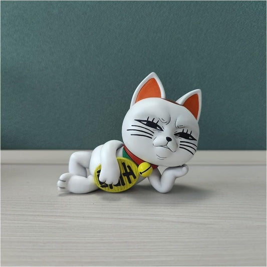 GoldixStore Turbo Bava Figure Maneki Neko Fashion PVC Cute Painted Finished Product Display Figurine Desktop Decoration Popular Anime Decoration Cute Moe Product Collection Birthday Gift