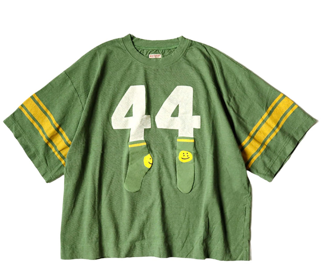 KAPITAL '44 SOCK' GREEN TEE