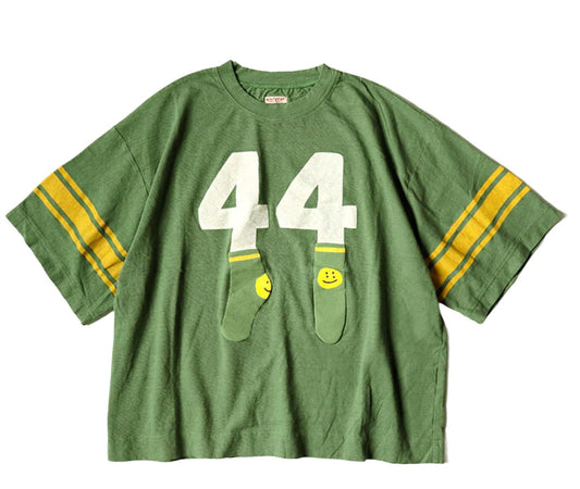 KAPITAL '44 SOCK' GREEN TEE