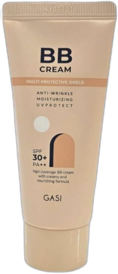 Eco Packaging Korean Cosmetics GASI BB Cream #Ivory 50g SPF30+ PA++ Natural Beige Gashi Serum Foundation UV Care Makeup Base Cream Concealer Tone Up Waterproof K Cosmetics K Beauty Base Makeup