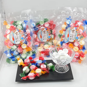 Kyoto Limited Product, Kyoto Handmade Japanese Confectionery Set, 4.6 oz (130 g) x 3 Bags (130 g) x 3 Bags (130 g) Set, Carefully Made One by the Skilled Japanese Confectionery Artisans in Kyoto gift