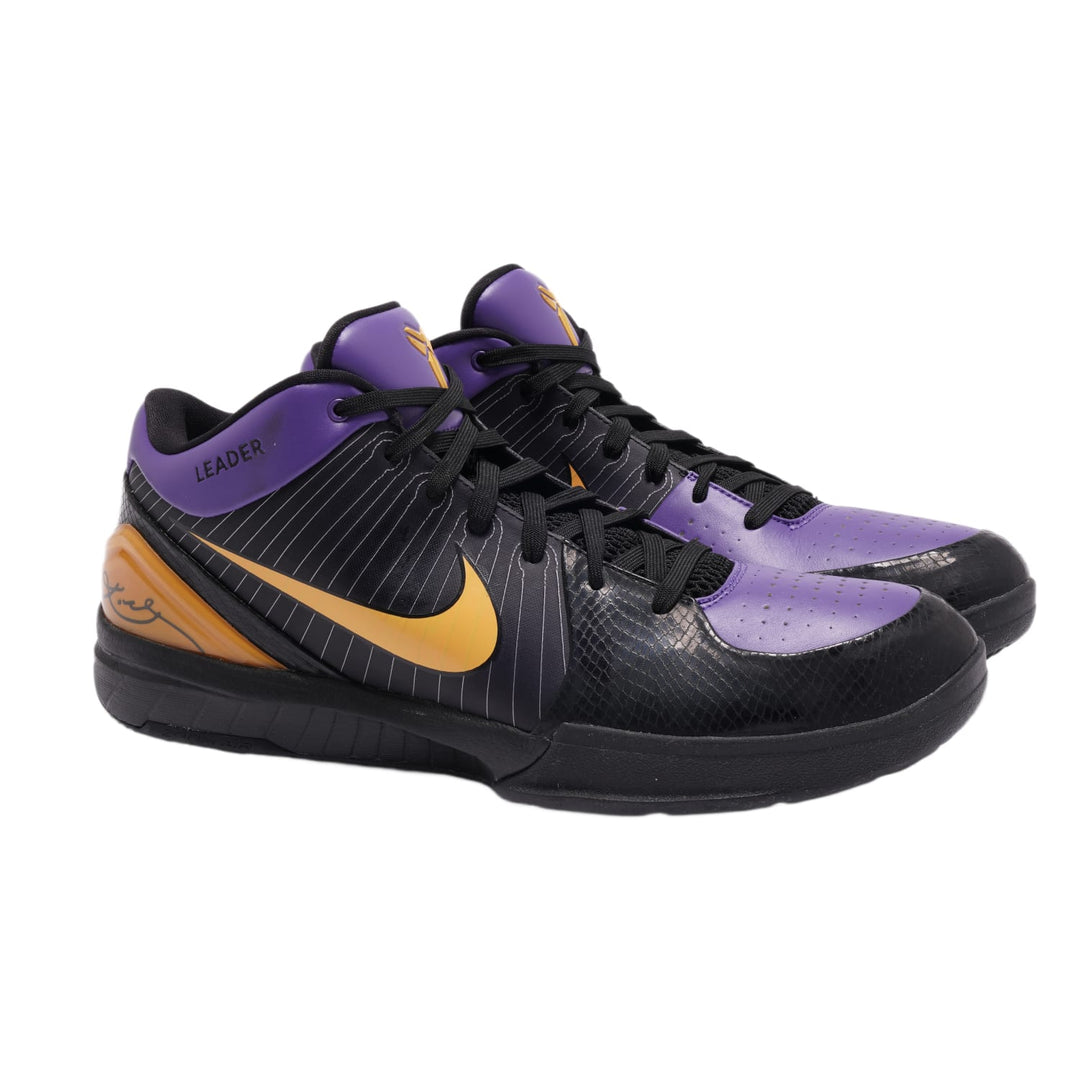 NIKE KOBE 4 ID BLACK YELLOW PURPLE
