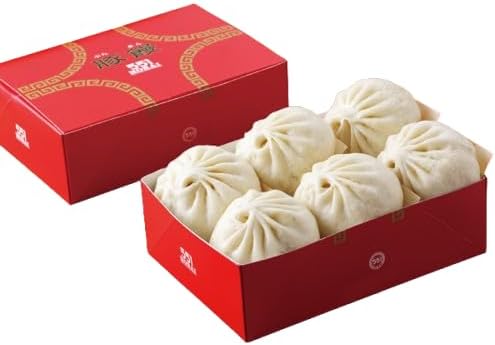 【Refrigerated Shipping】551 Horai Pork Buns, 6 Pieces | Osaka Specialty Steamed Manju Pork Buns for Souvenirs | Shelf Life Refrigerated for 5 Days Including Production Date | Easy in the Microwave for | A slightly sweet dough that matches your eating