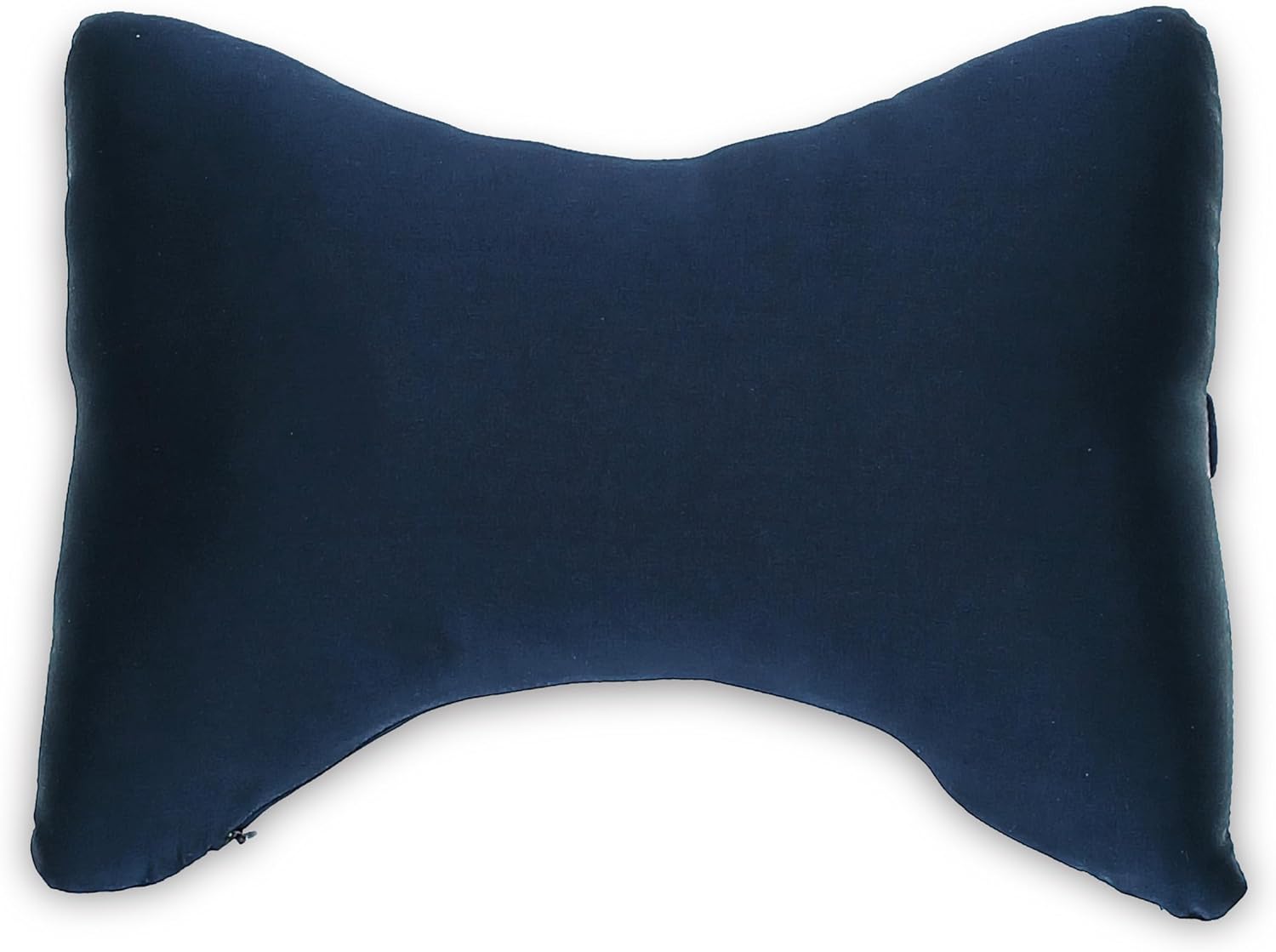 Moripilo Neck Pillow, Car (100% Silk, Gentle on Skin and Hair), Headrest, Neck Pad, Portable Pillow, Compact, Airplane, Neck Pillow, Fun de SILK Mini Pillow (Navy)