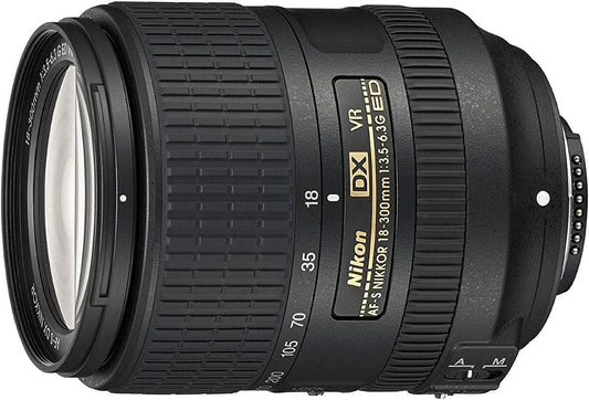 Nikon High Magnification Zoom Lens AF-S DX NIKKOR 18-300mm f/3.5-6.3G ED VR for Nikon DX-Format Only