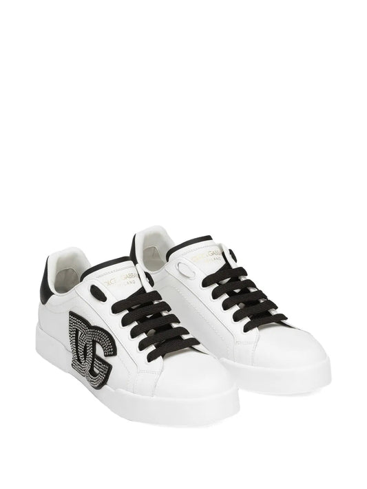 Dolce  Gabbana Dolce＆Gabbana Portofino Sneakers With Rhinestones - Image 1