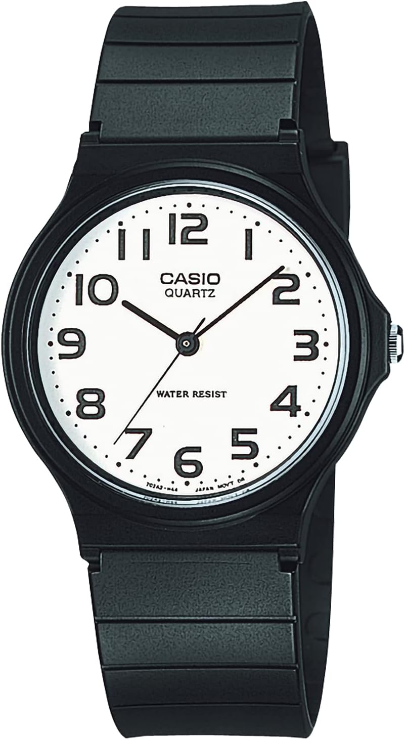 Casio MQ-24 Resin Wristwatch, Casio Collection, black/white (letter), Newest model