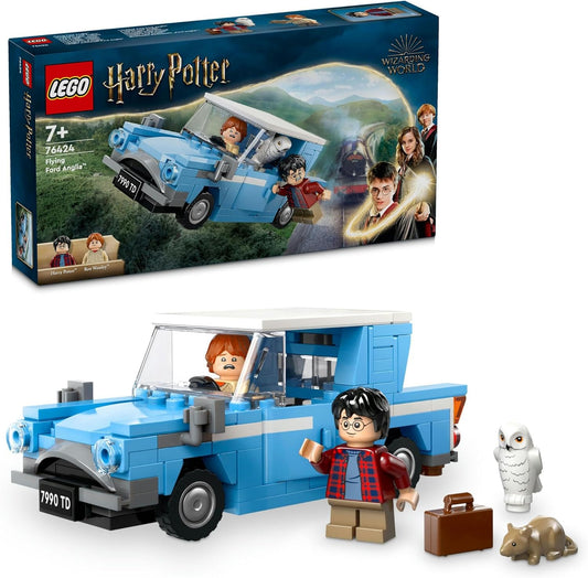 LEGO Harry Potter Flying Ford Anglia Toy Gift for Birthday, Blocks, Boys, Girls, Children, 7, 8, 9 Years, Elementary School Students, Harry Potter Merchandise 76424