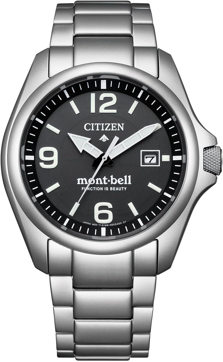 Citizen BN0247-52E ProMaster Wristwatch, Limited Model, 20 ATM, Waterproof, Limited Box, Solar Powered, Eco-Drive, Outdoor, Analog, Easy to Read, Second Hand, Date, Solar, Black, Men's Silver