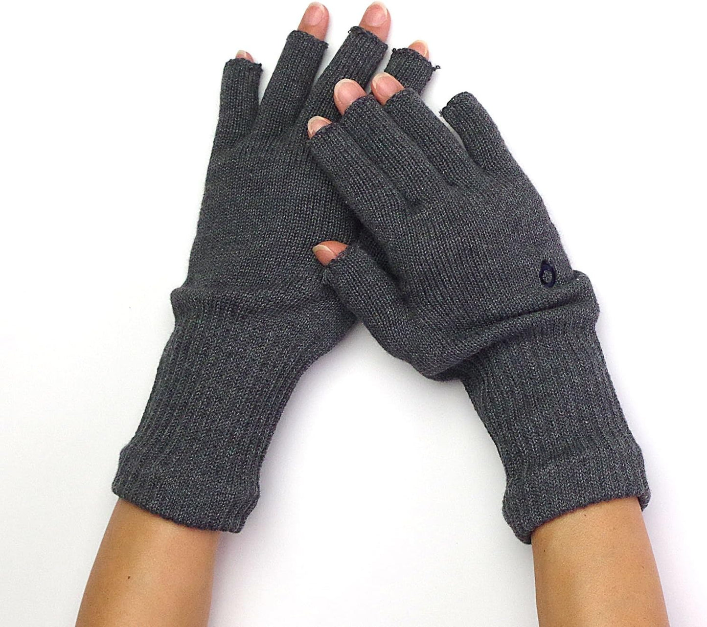 841 Hand Warmer MAX Thick (Long Finger Type), Smartphone Gloves, Fingerless, Cotton, Made in Japan