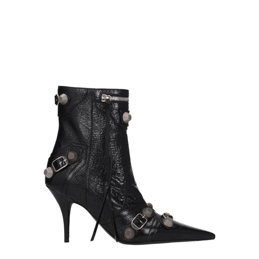 Balenciaga バレンシアガの女性 'S 革のブーツブラック - Image 1