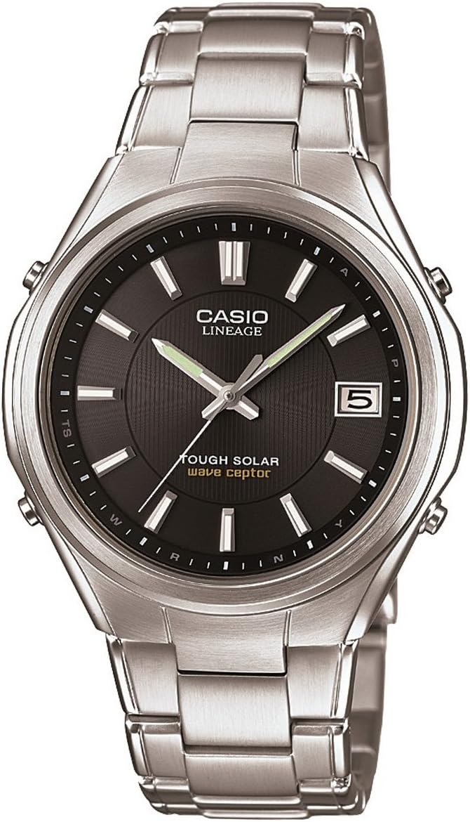 CASIO Watch LINEAGE Solar Radio Full metal analog watch Simple adjustment band LIW-120DEJ-1AJF Men