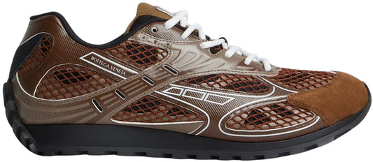 BOTTEGA VENETA 'BROWN' ORBIT SNEAKERS