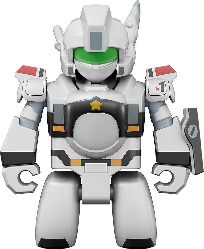 Good Smile Company Mobile Police Patlabor Brickroid AV-98 Ingram No. 1 Plastic Painted Action Figure, Non-scale, Includes Exclusive Stand, Total Height Approx. 2.0 inches (50 mm)
