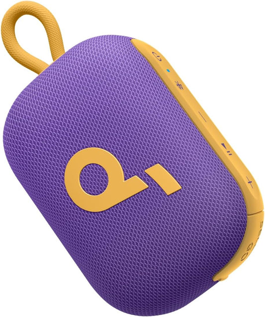 Anker Soundcore Select 4 Go Bluetooth Speaker【Max 20 Hours Playback / 5W Output / Passive Radiator Equipped / IP67 Dustproof and Waterproof / Wireless Stereo Support】Purple & Yellow