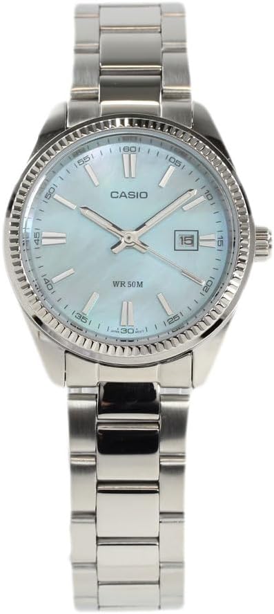 CASIO LTP-1302DS-2A Women's Quartz Light Blue Shell